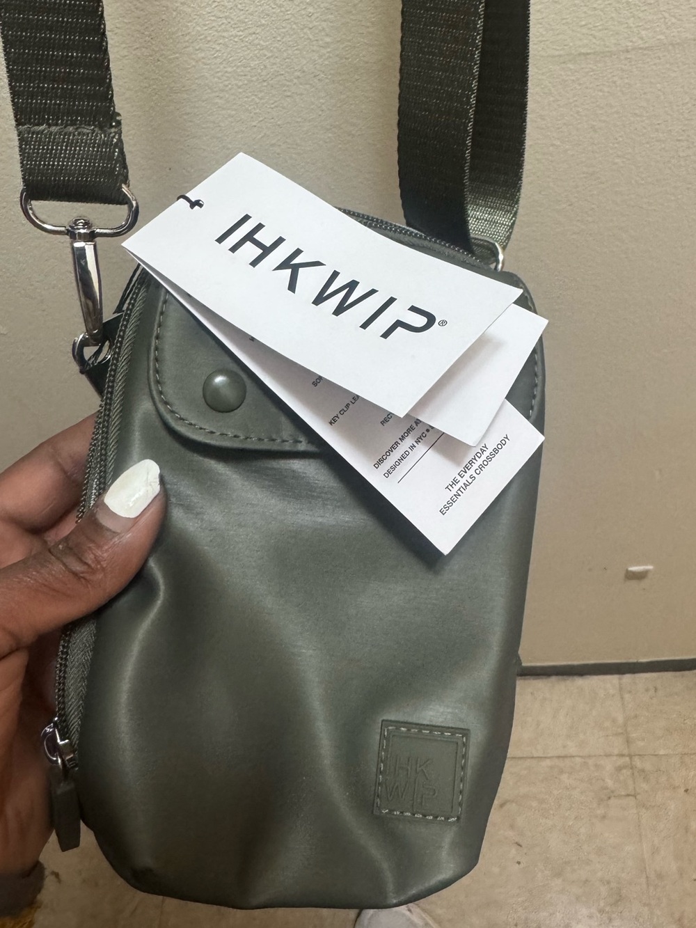 IHKWIP Olive Green unisex Crossbody Messenger Bag